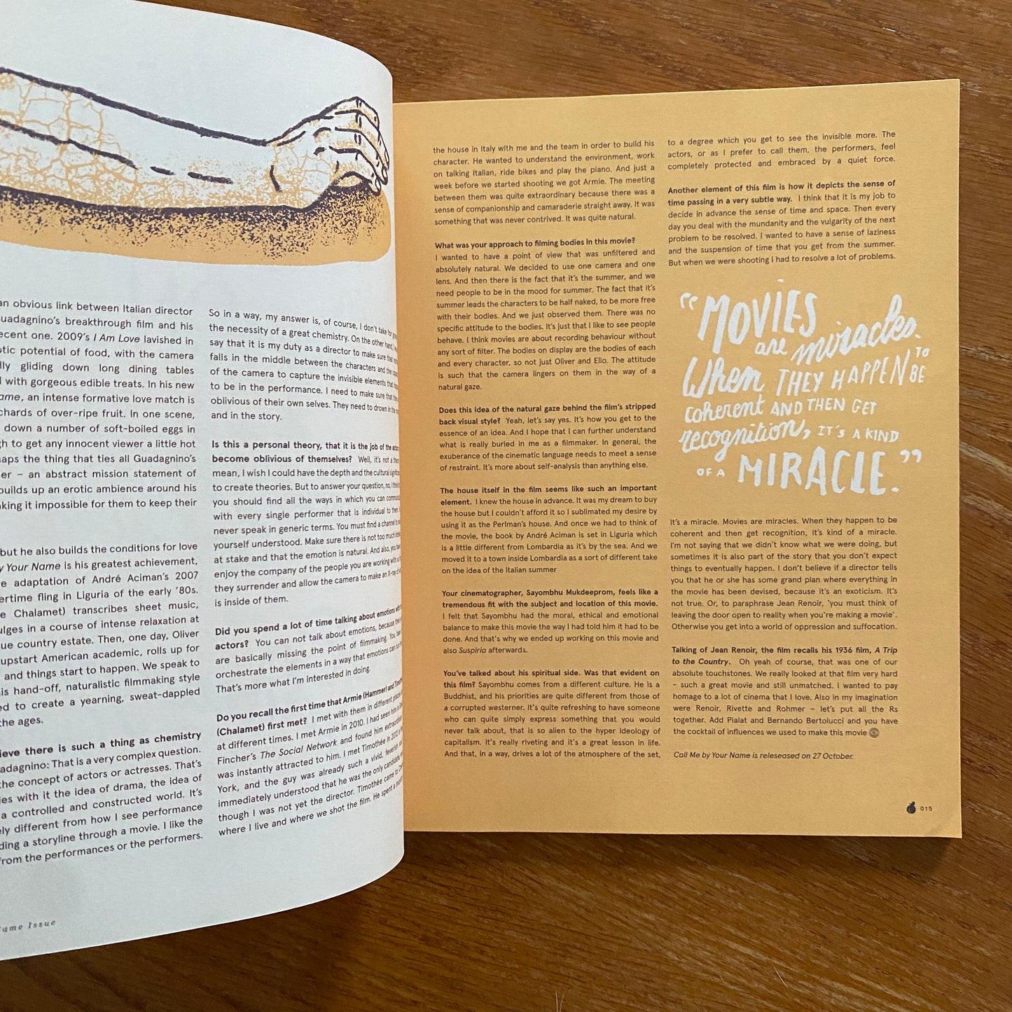 Issue 71 - Call Me by Your Name