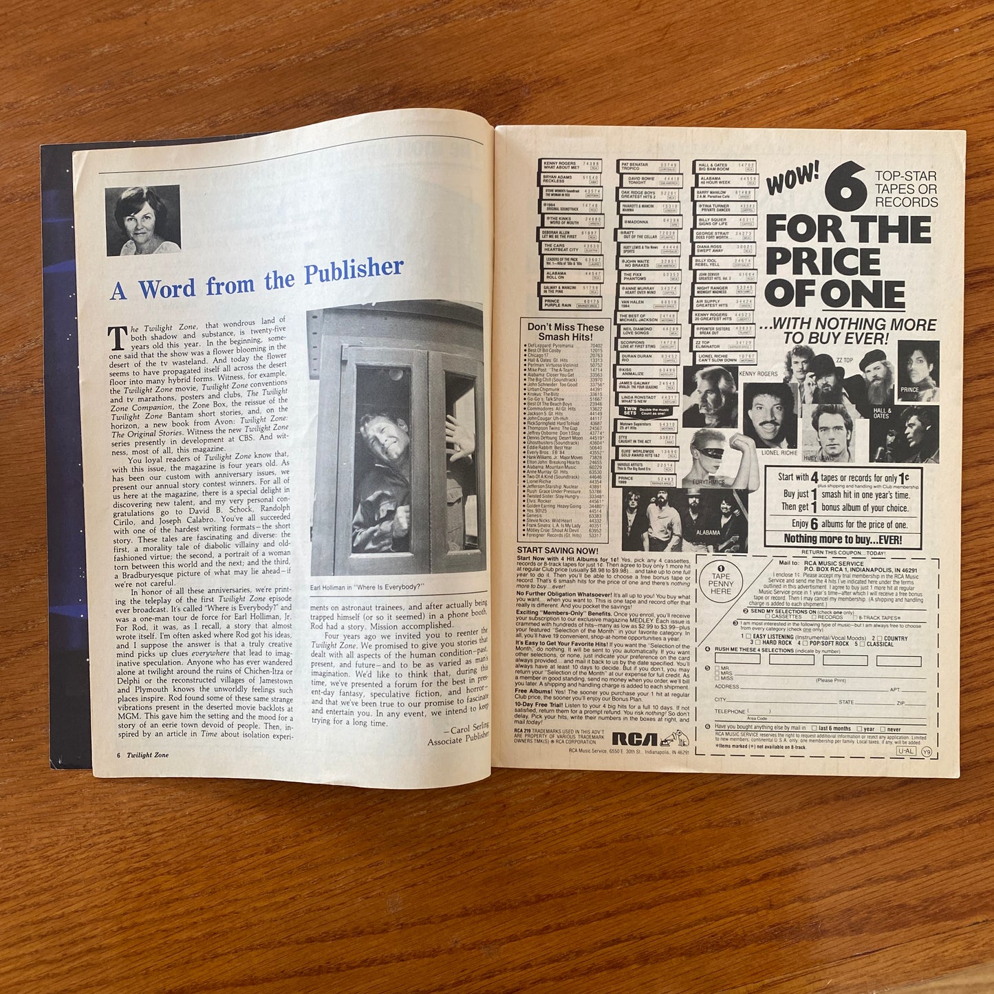 The Twilight Zone Magazine - April 1985