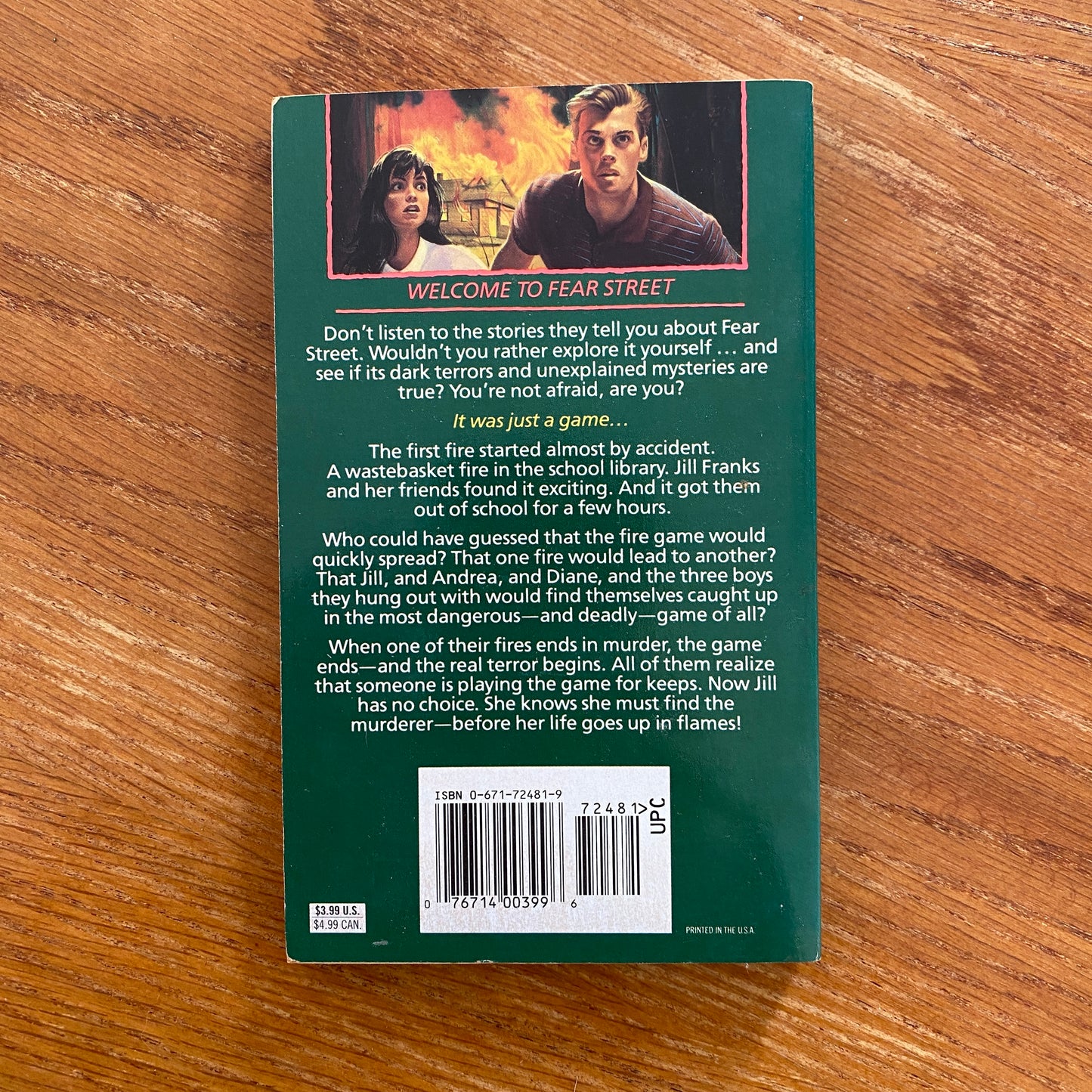 R.L Stine - Fear Street: The Fire Game