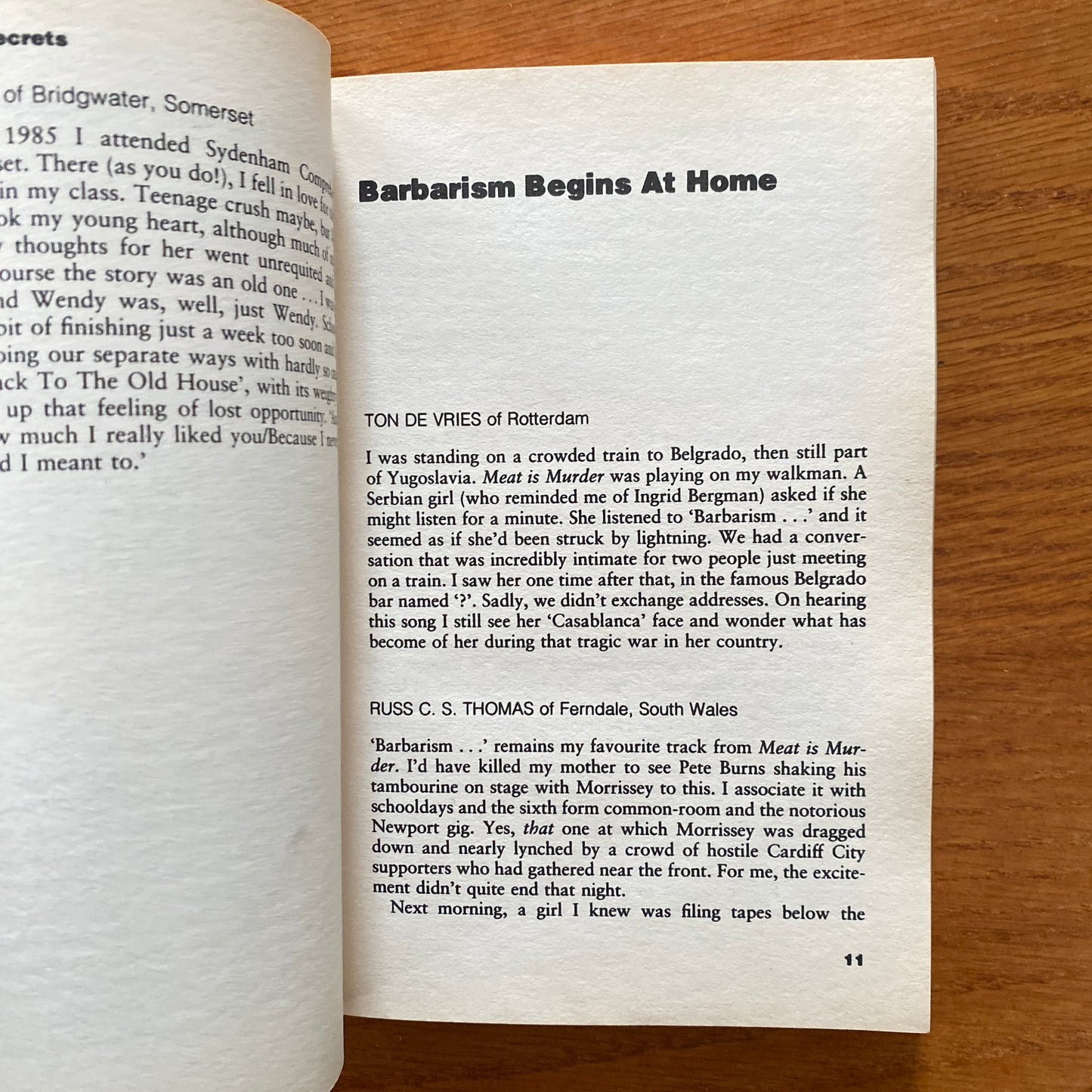 The Smiths: All men have secrets  - Tom Gallagher ,  Mike Campbell & Murdo Gillies