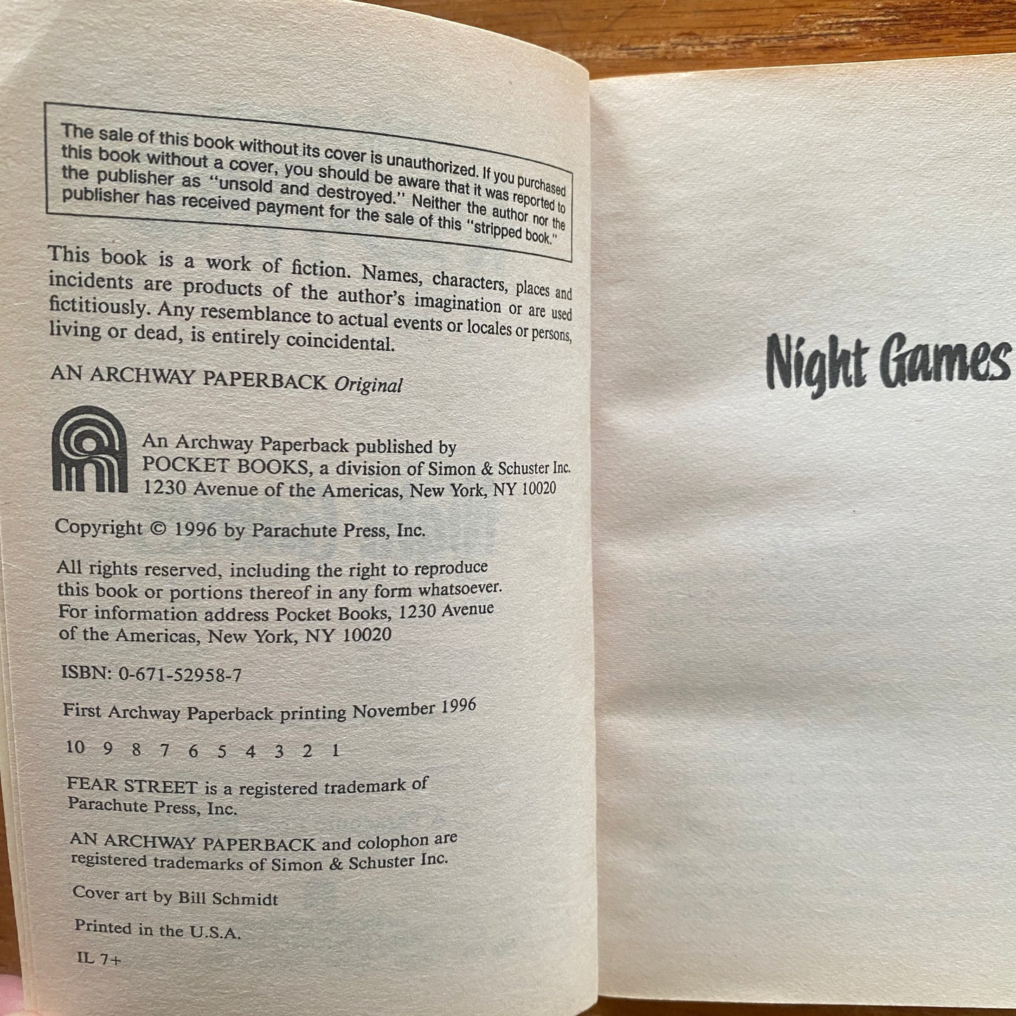 R.L Stine - Fear Street: Night Games