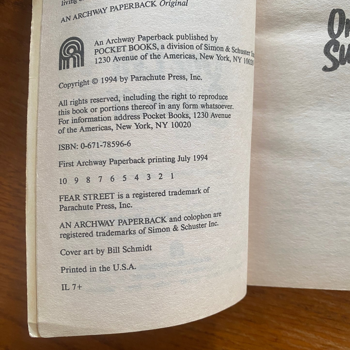 R.L Stine - Fear Street: One Evil Summer