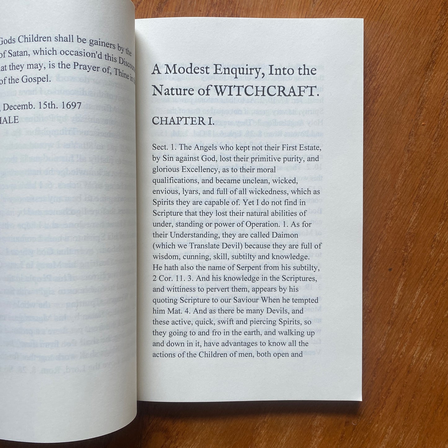 Modest Enquiry into the Nature of Witchcraft – Rev. John Hale