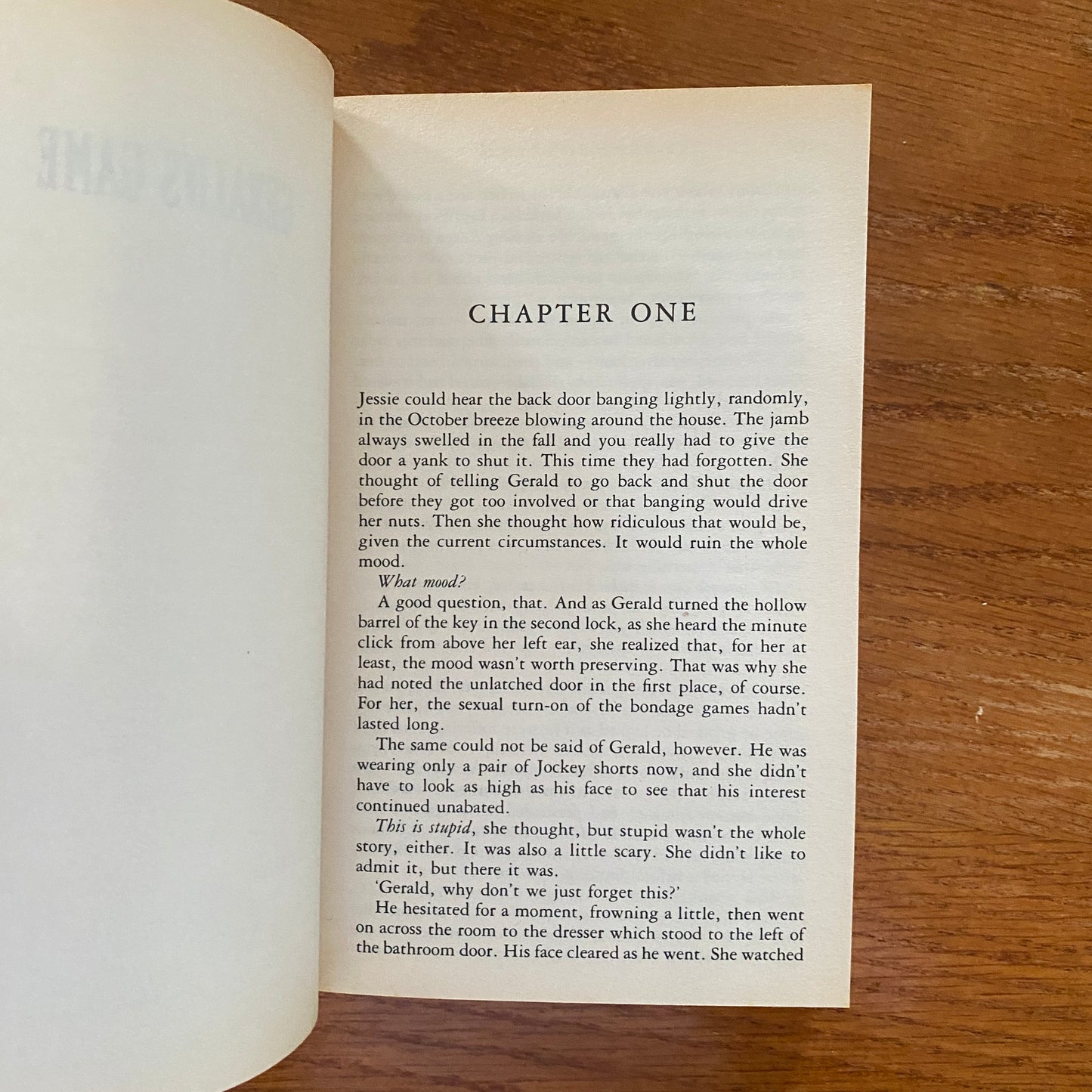 Gerald's Game - Stephen King