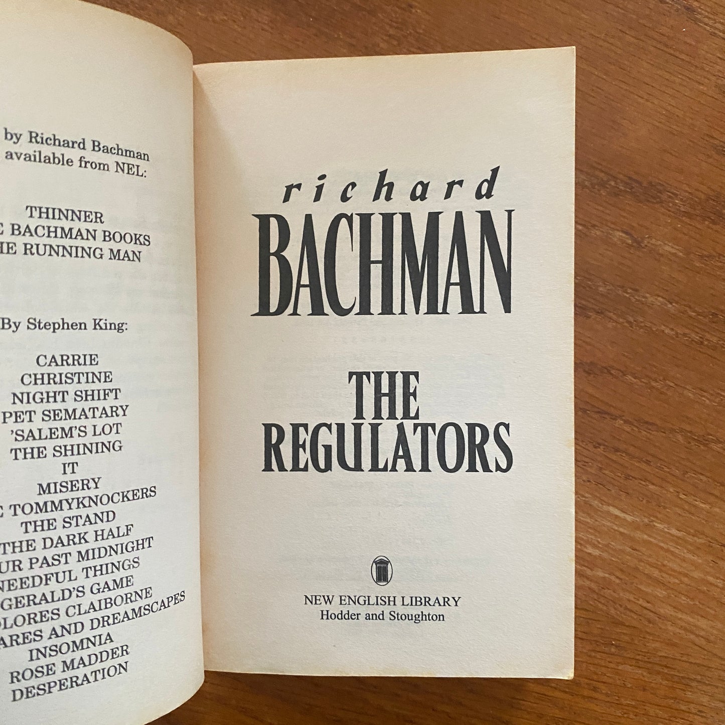 The Regulators - Stephen King as Richard Bachman