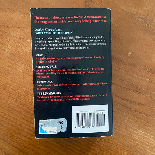 The Bachman Books (Rage, The Long Walk, Roadwork, The Running Man) - Stephen King