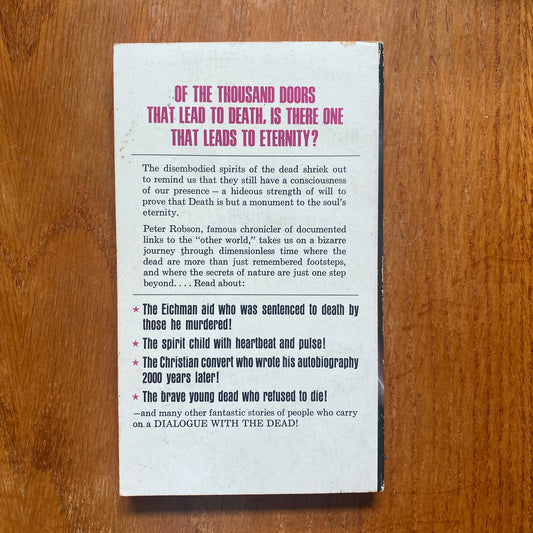 Dialogue with the Dead - Peter Robson