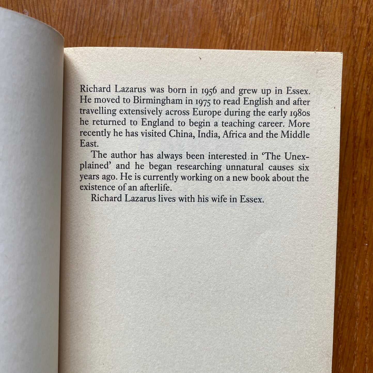 Unnatural Causes - Richard Lazarus