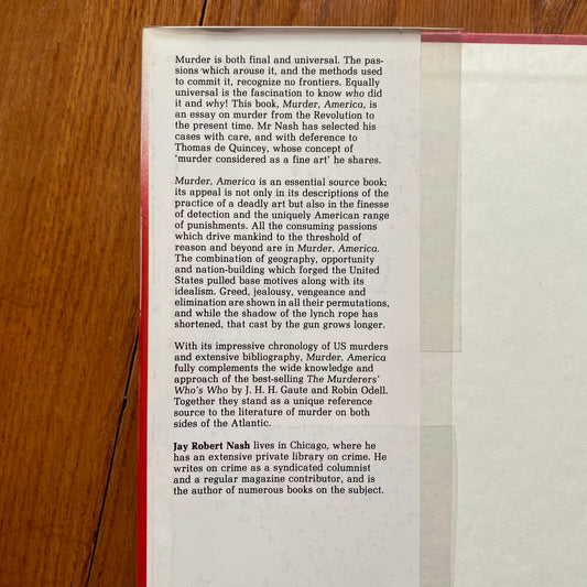 Murder, America - Jay Robert Nash