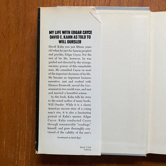 My Life With Edgar Cayce - Will Oursler & David E. Kahn