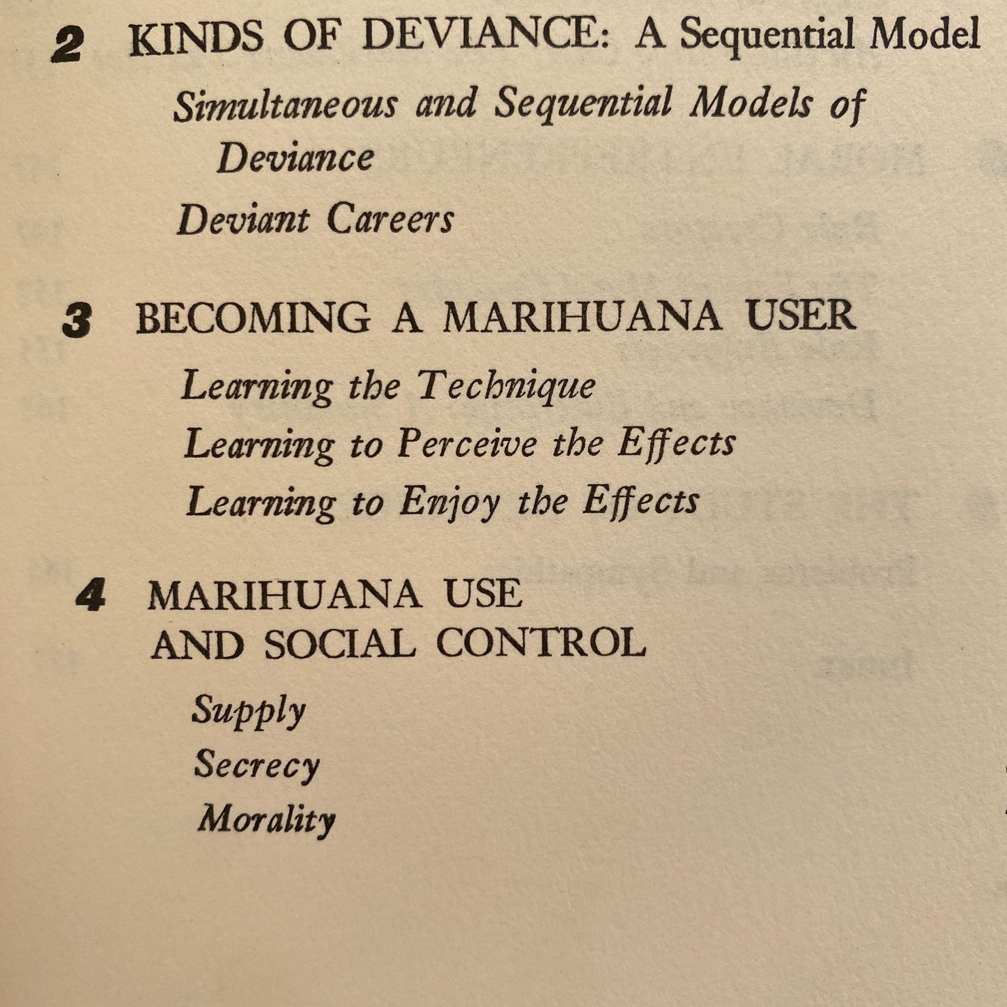 Outsiders: Studies in the Sociology of Deviance Howard S. Becker