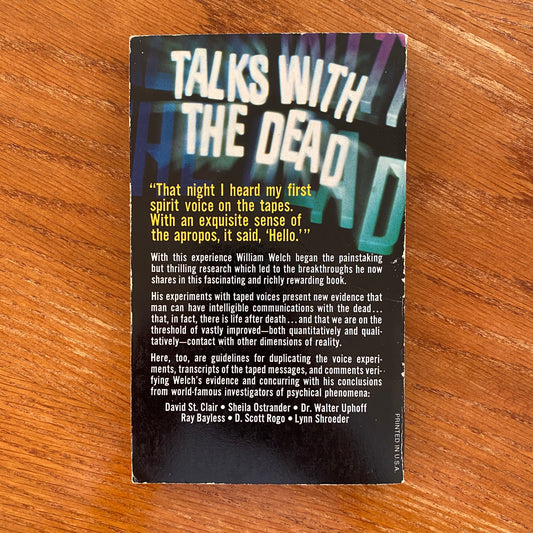 Talks With The Dead - William Addams Welch