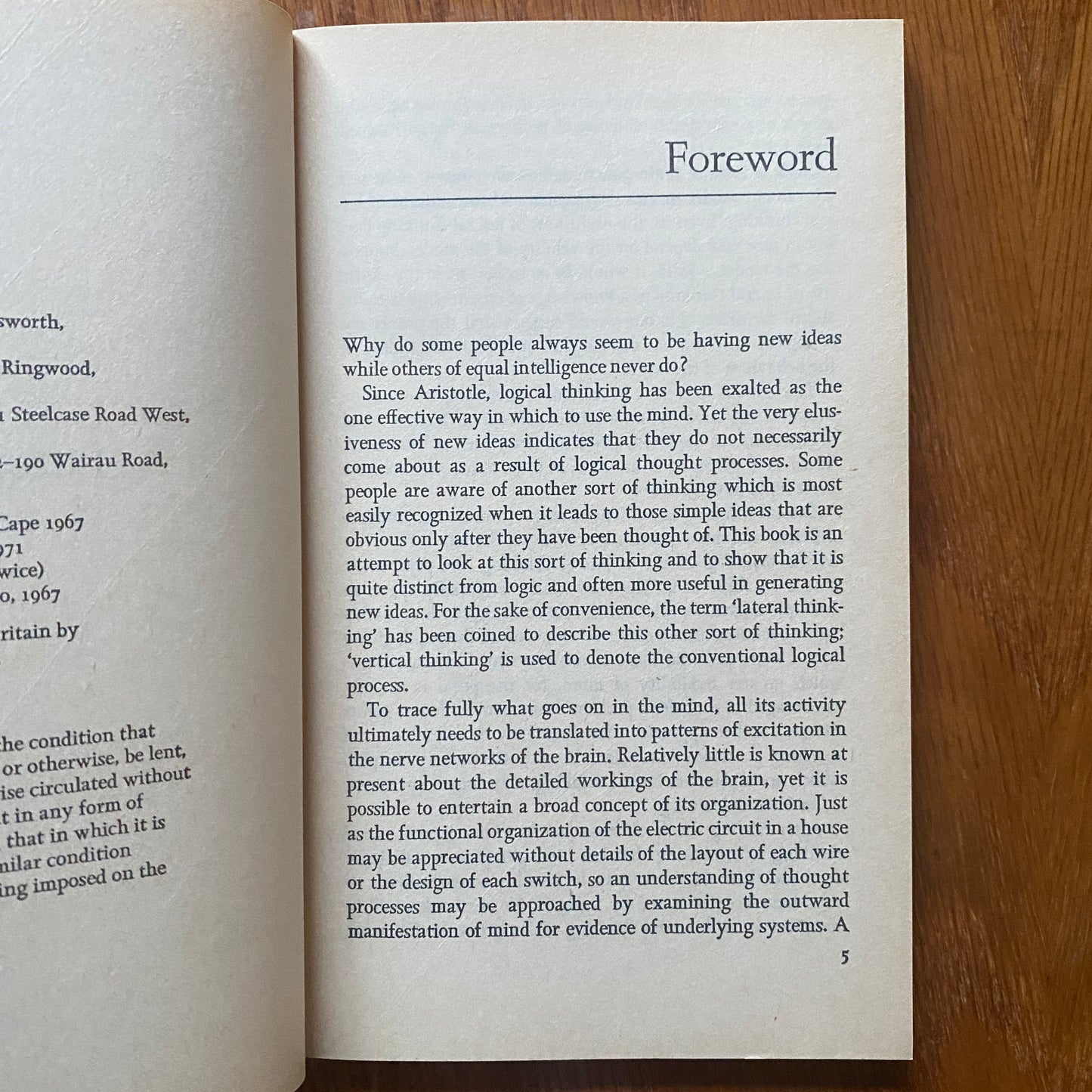 The Use of Lateral Thinking - Edward de Bono