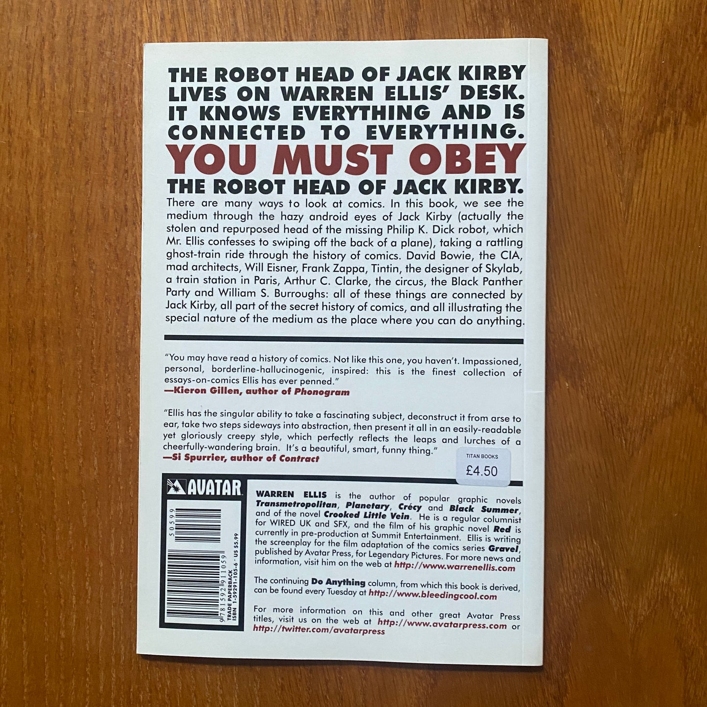 Do Anything - Warren Ellis