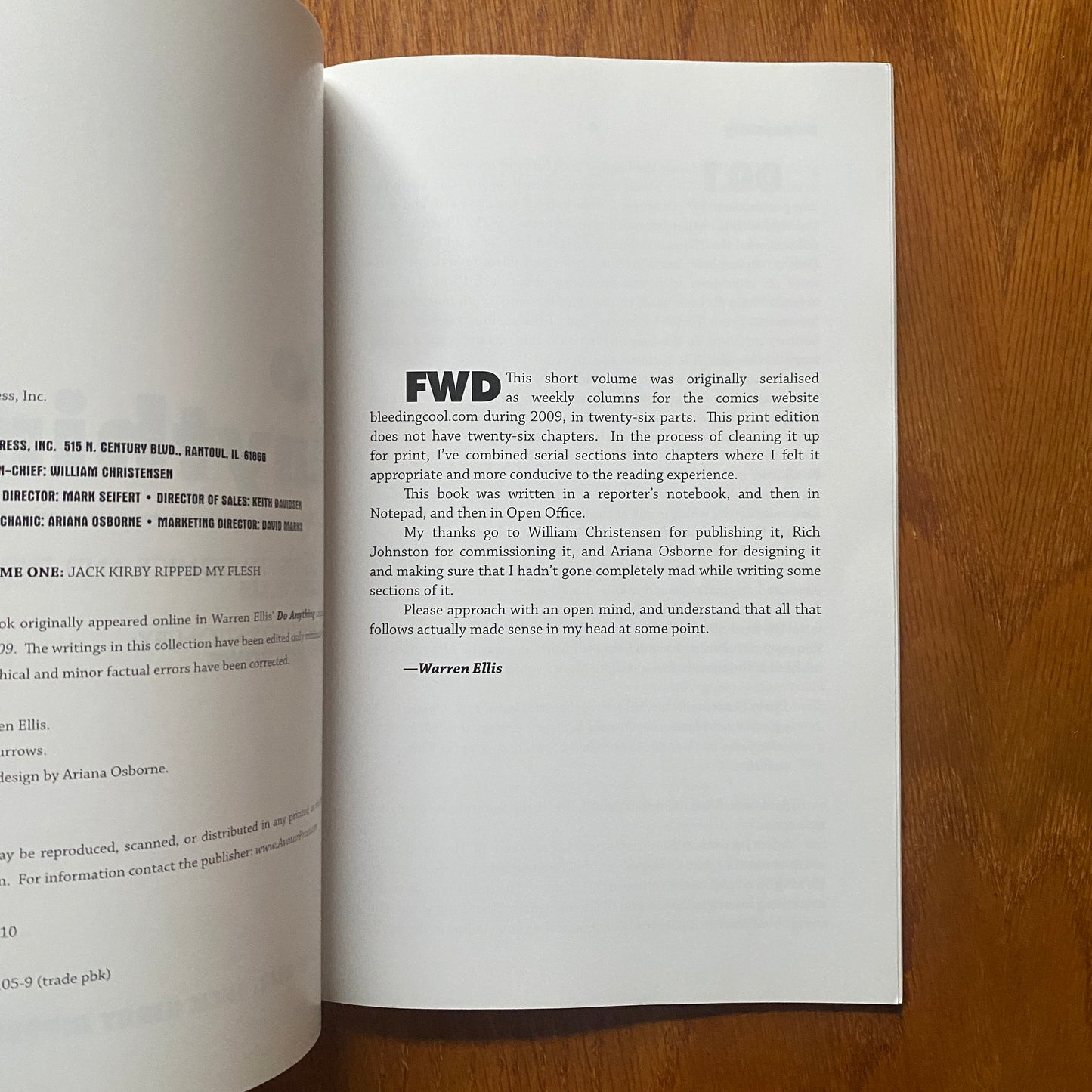 Do Anything - Warren Ellis