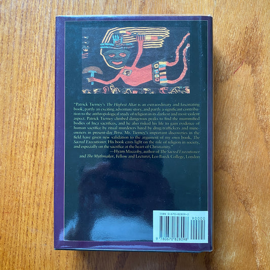 The Highest Altar - The History of Human Sacrifice - Patrick Tierney