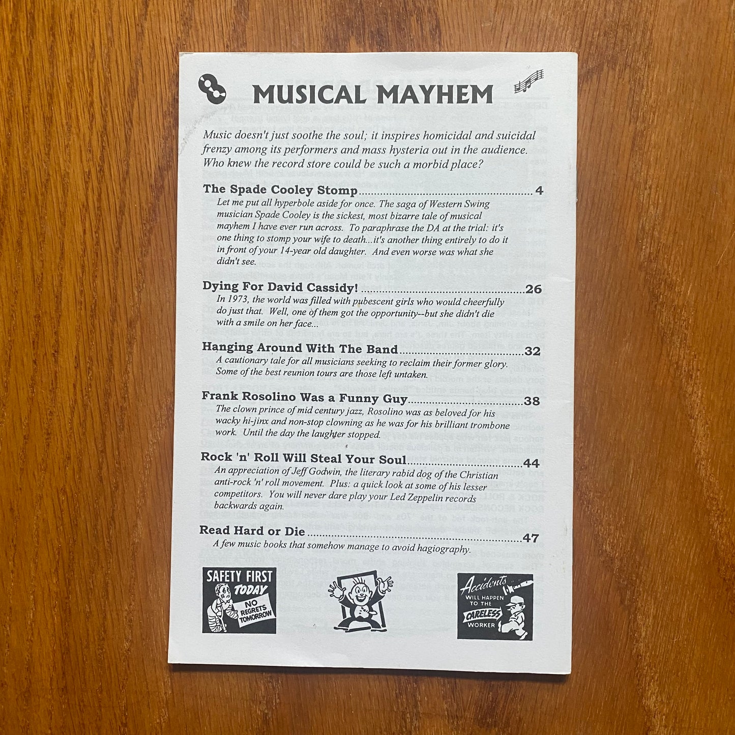 Murder Can Be Fun #19 Musical Mayhem – John Marr