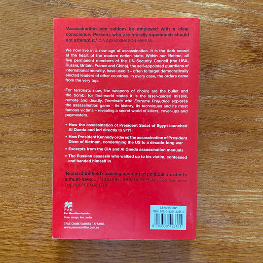 Terminate With Extreme Prejudice : Inside the Assassination Game – Richard Belfield