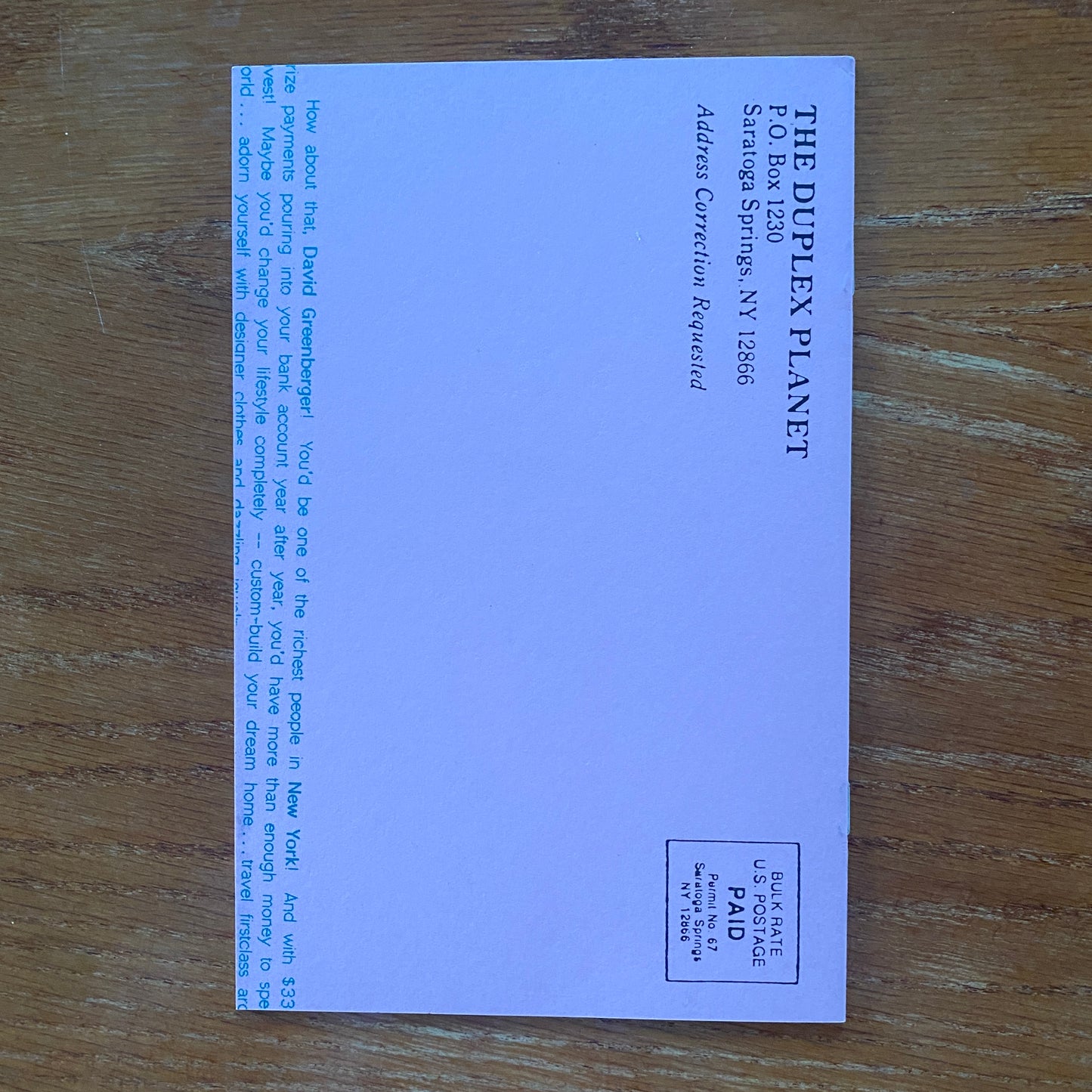 The Duplex Planet 139