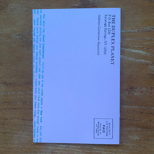 The Duplex Planet 139