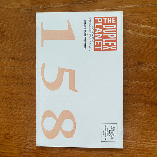 The Duplex Planet 158