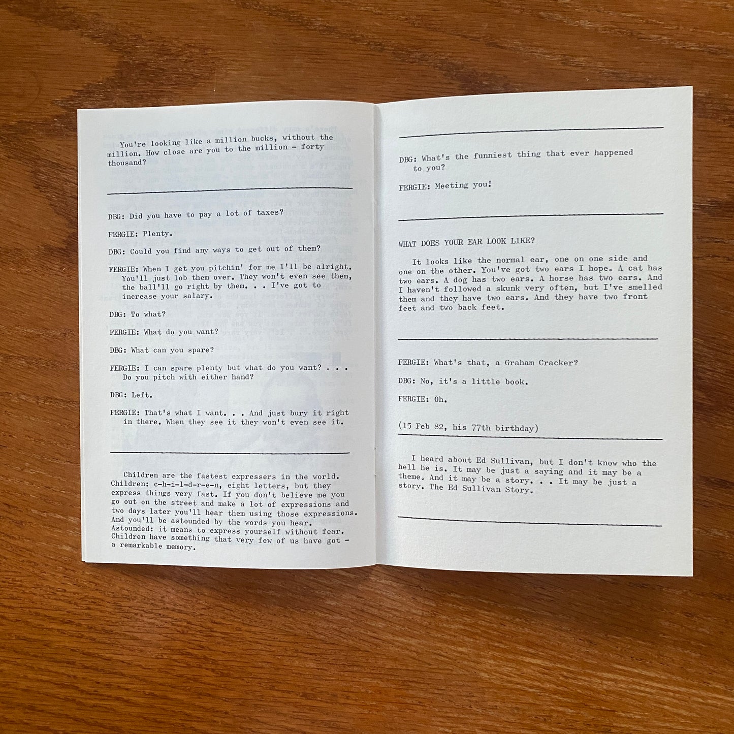 The Duplex Planet 112