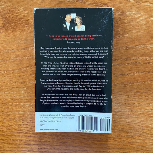 Reg Kray: A Man Apart  - Roberta Kray