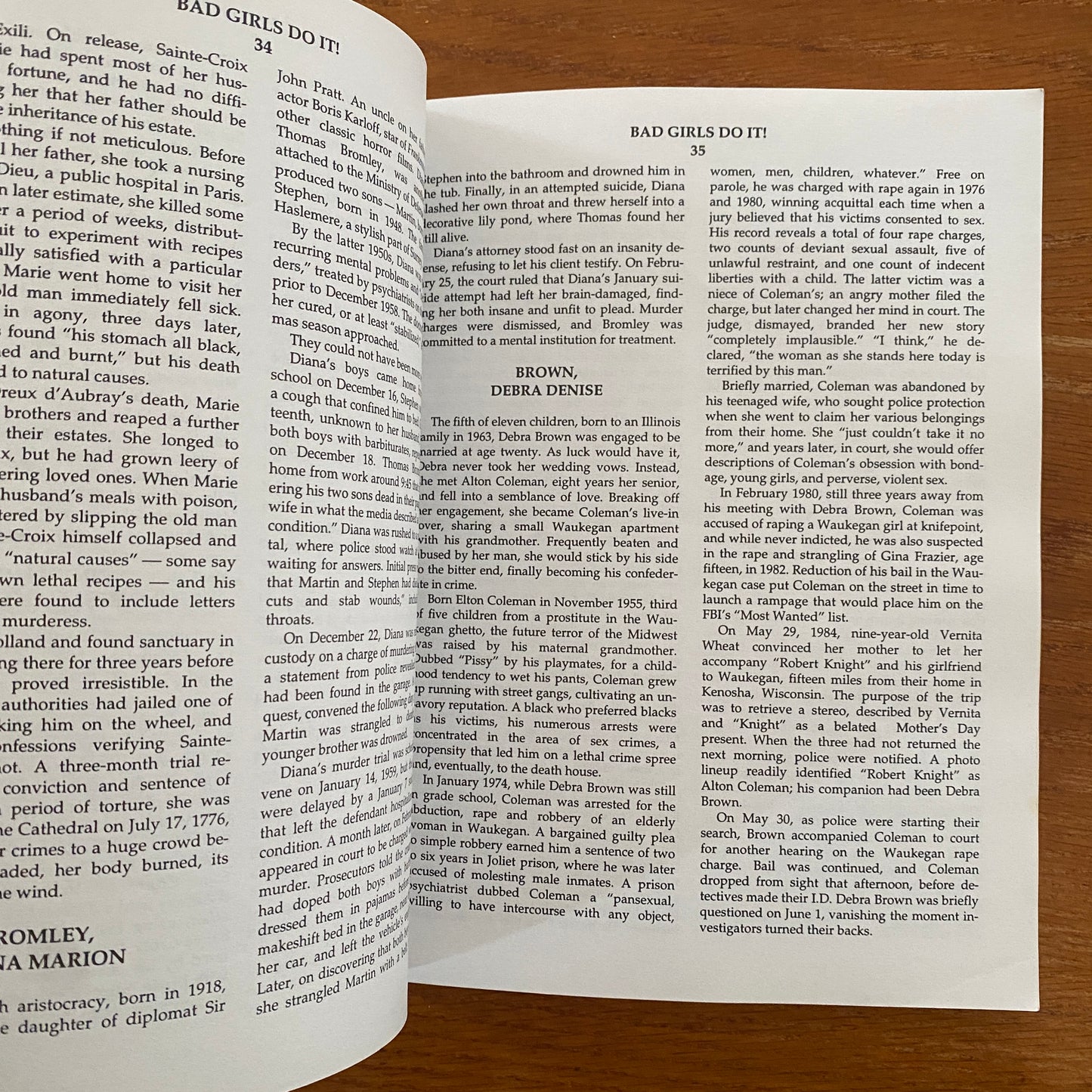 Bad Girls Do It: An Encyclopedia of Female Murderers - Michael Newton