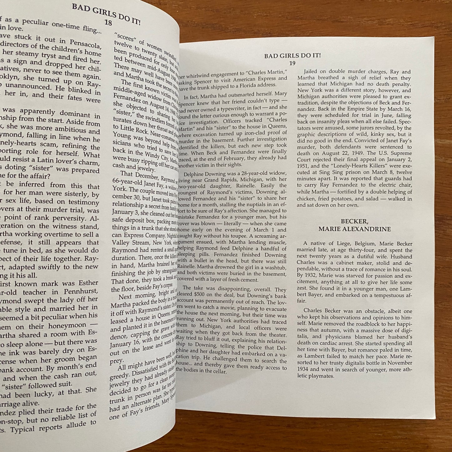 Bad Girls Do It: An Encyclopedia of Female Murderers - Michael Newton