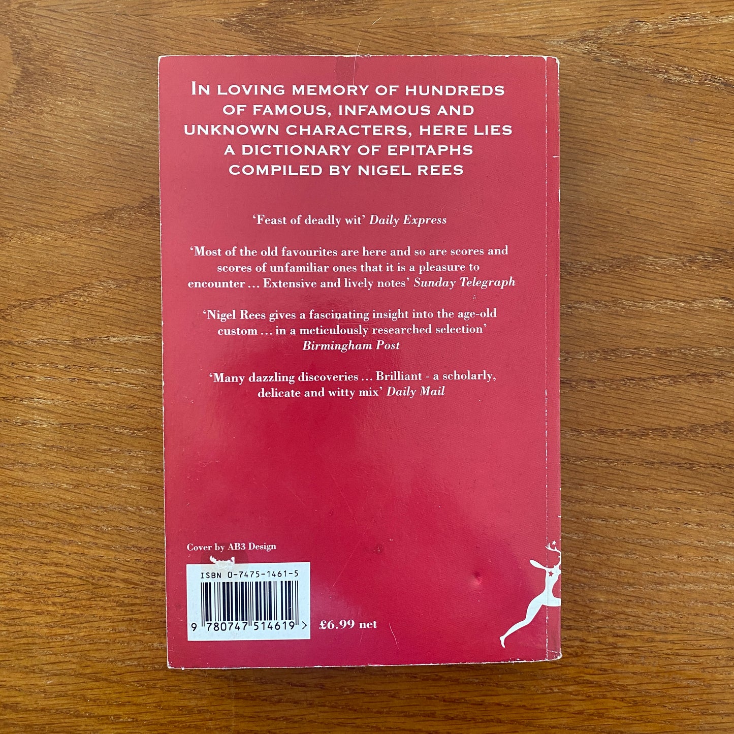 Epitaphs: A dictionary of grave epigrams and memorial eloquence - Nigel Rees