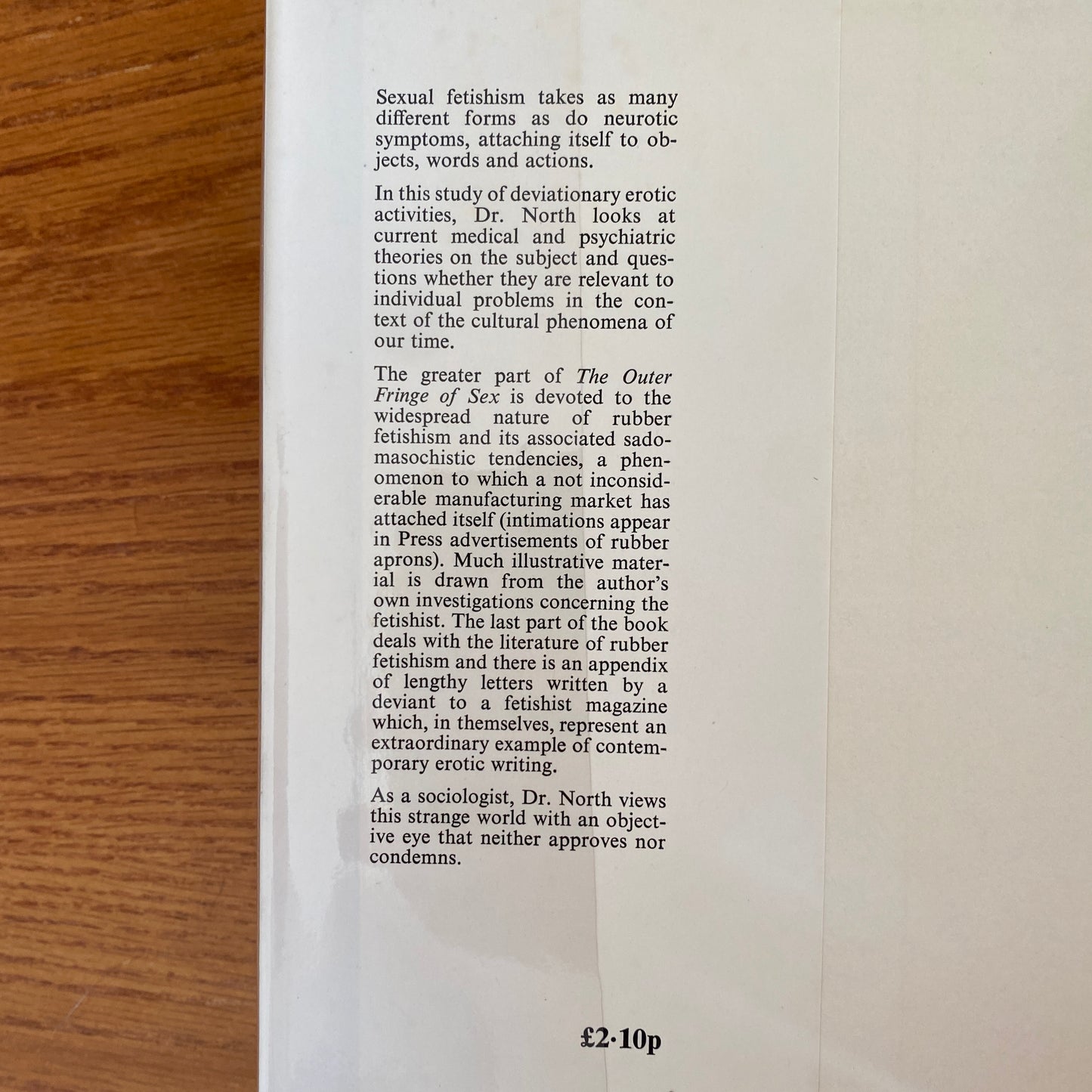 The Outer Fringe of Sex: A Study In Fetishism - Maurice North