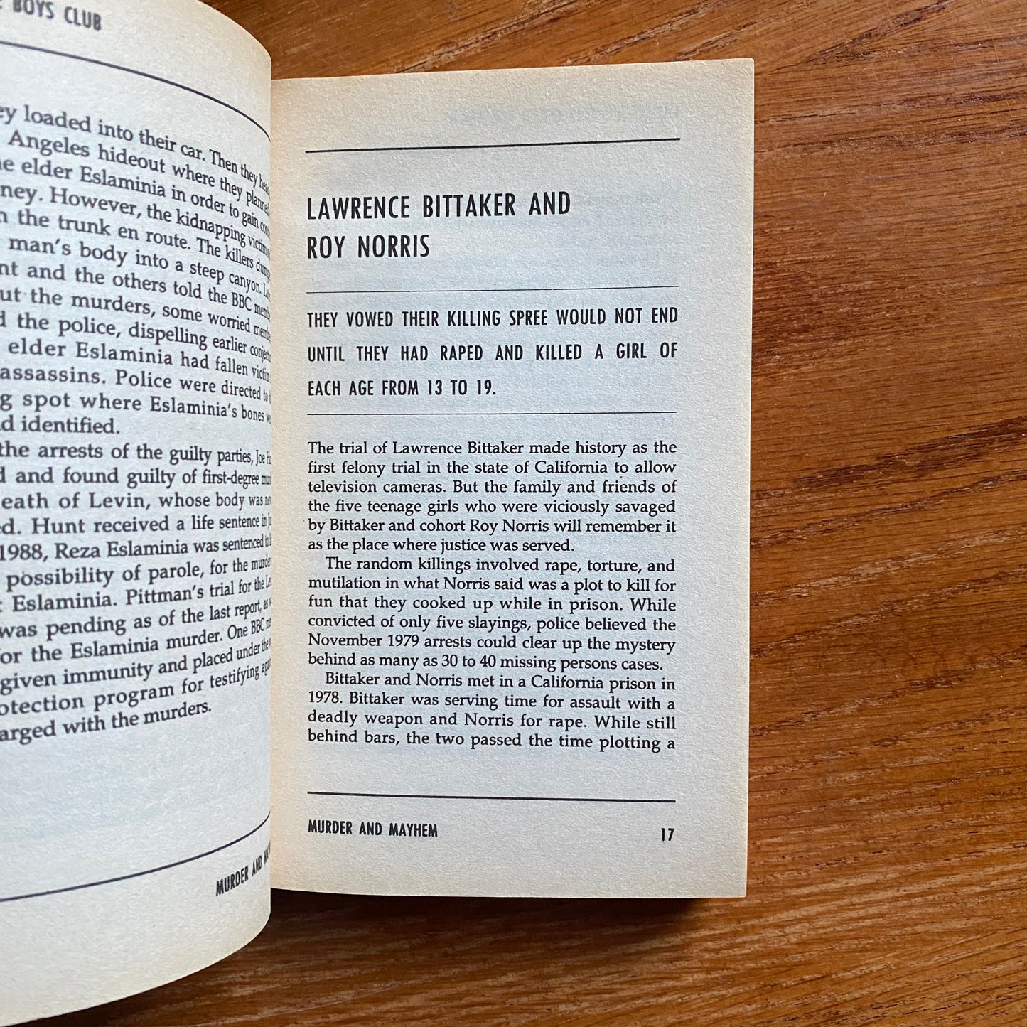 Murder and Mayhem - James Ellroy