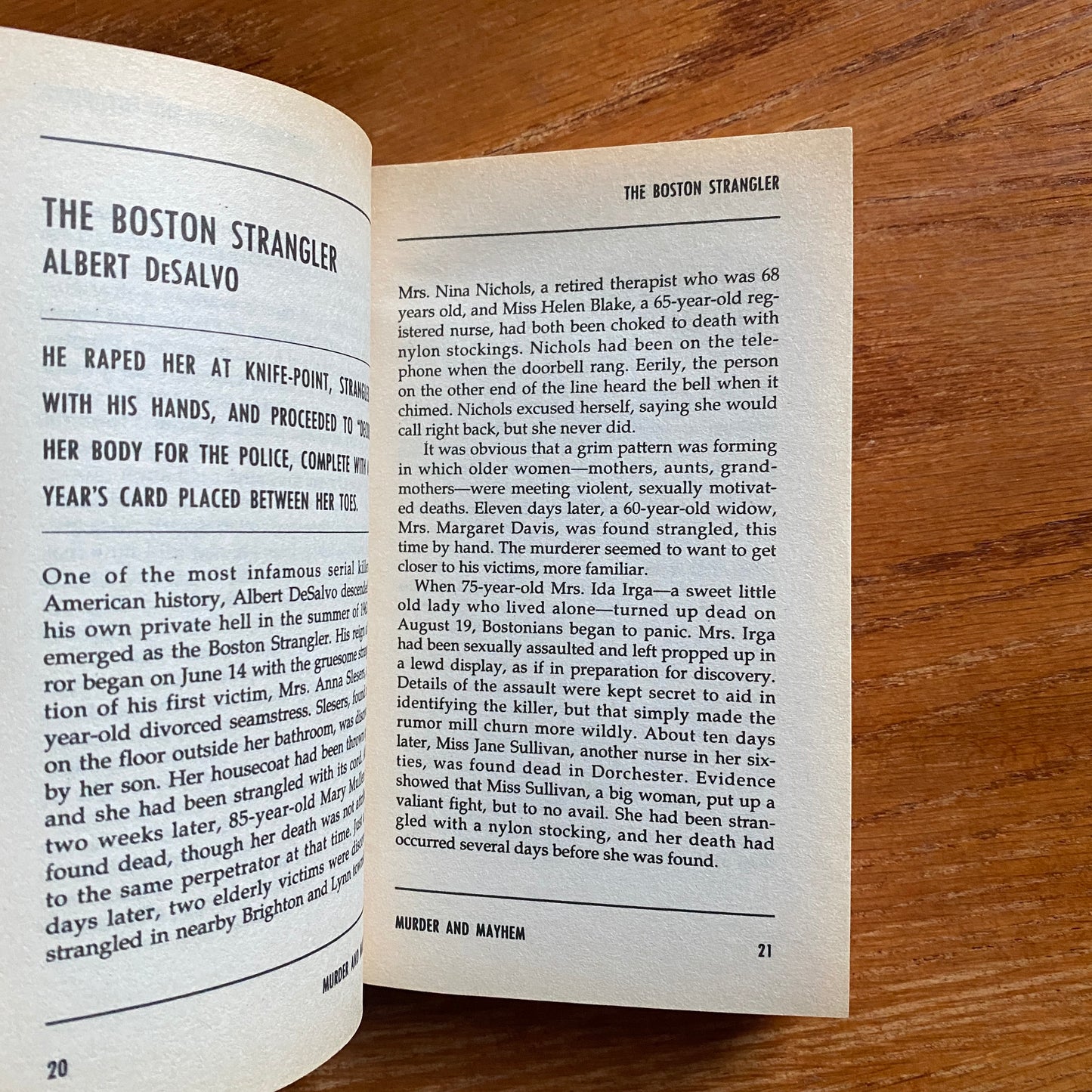 Murder and Mayhem - James Ellroy
