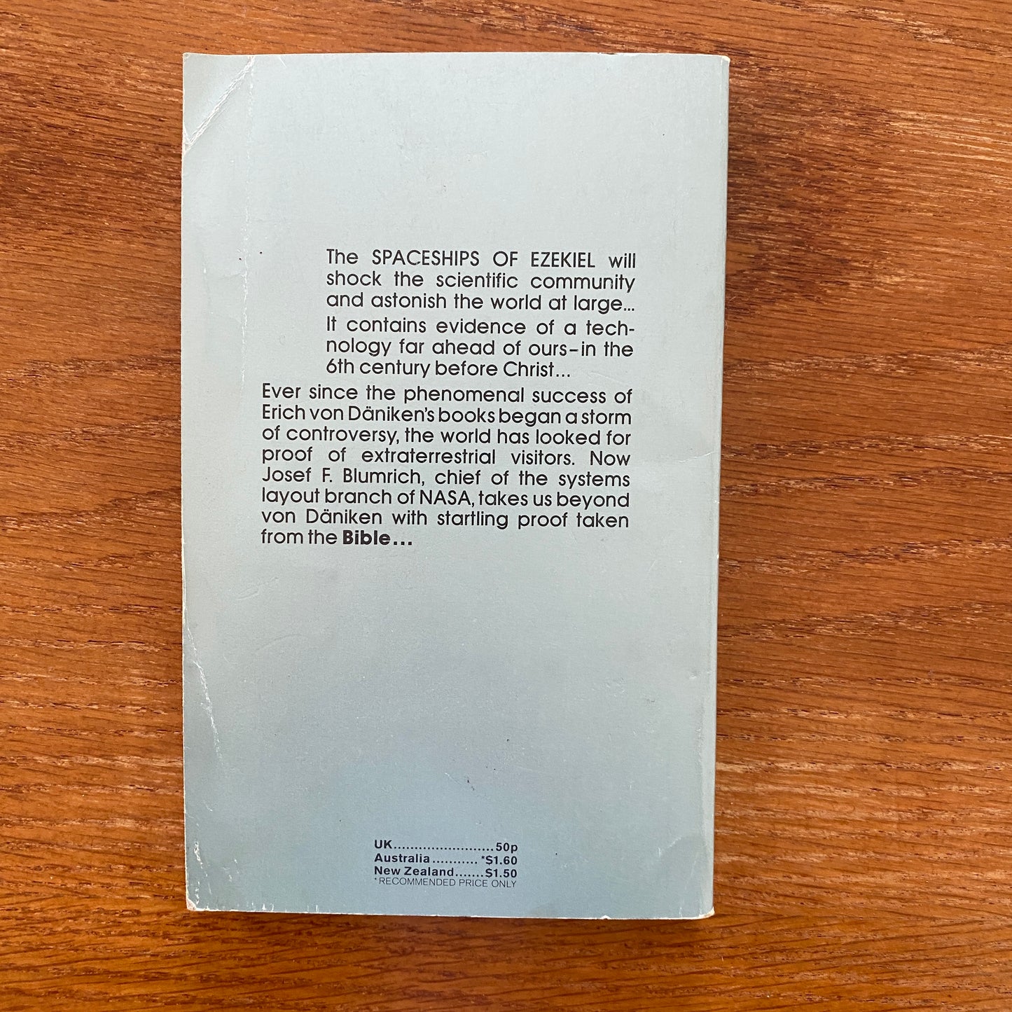 The Spaceships Of Ezekiel - J.F. Blumrich