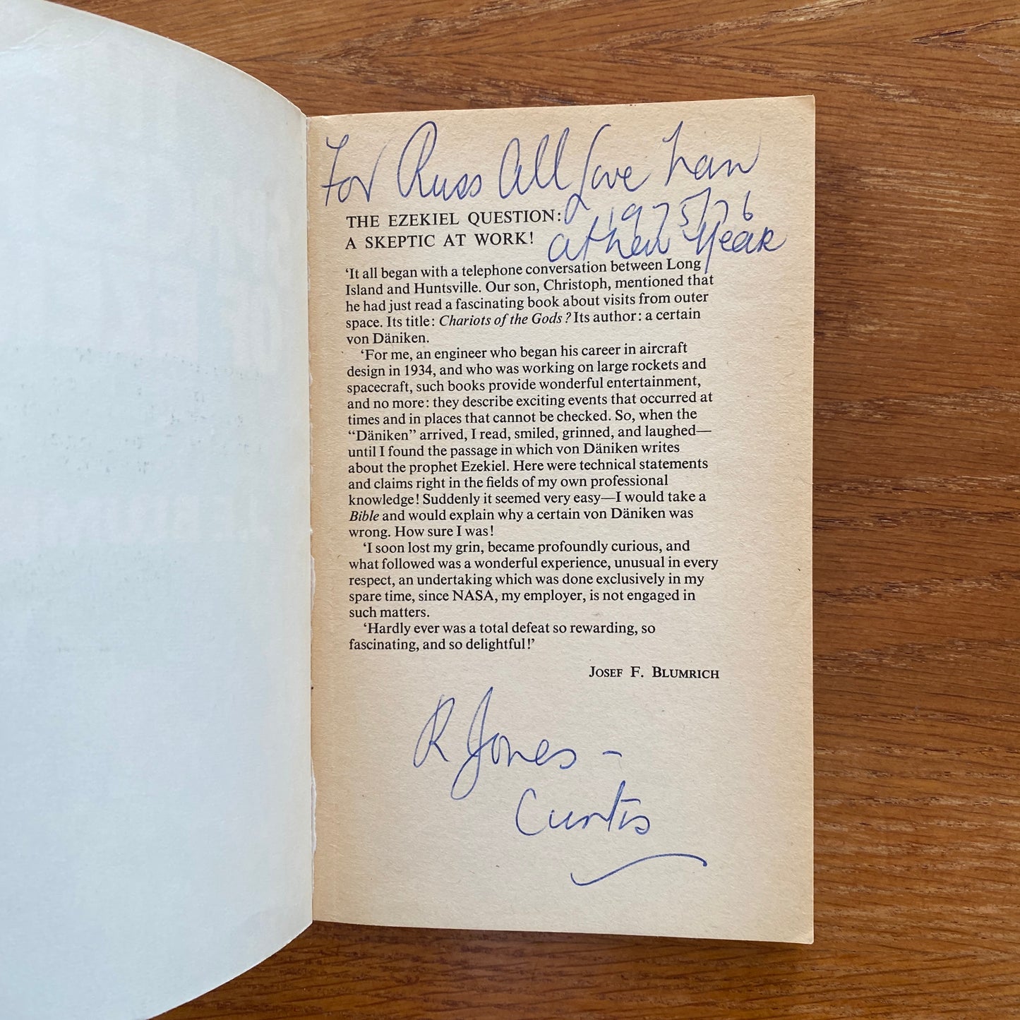 The Spaceships Of Ezekiel - J.F. Blumrich