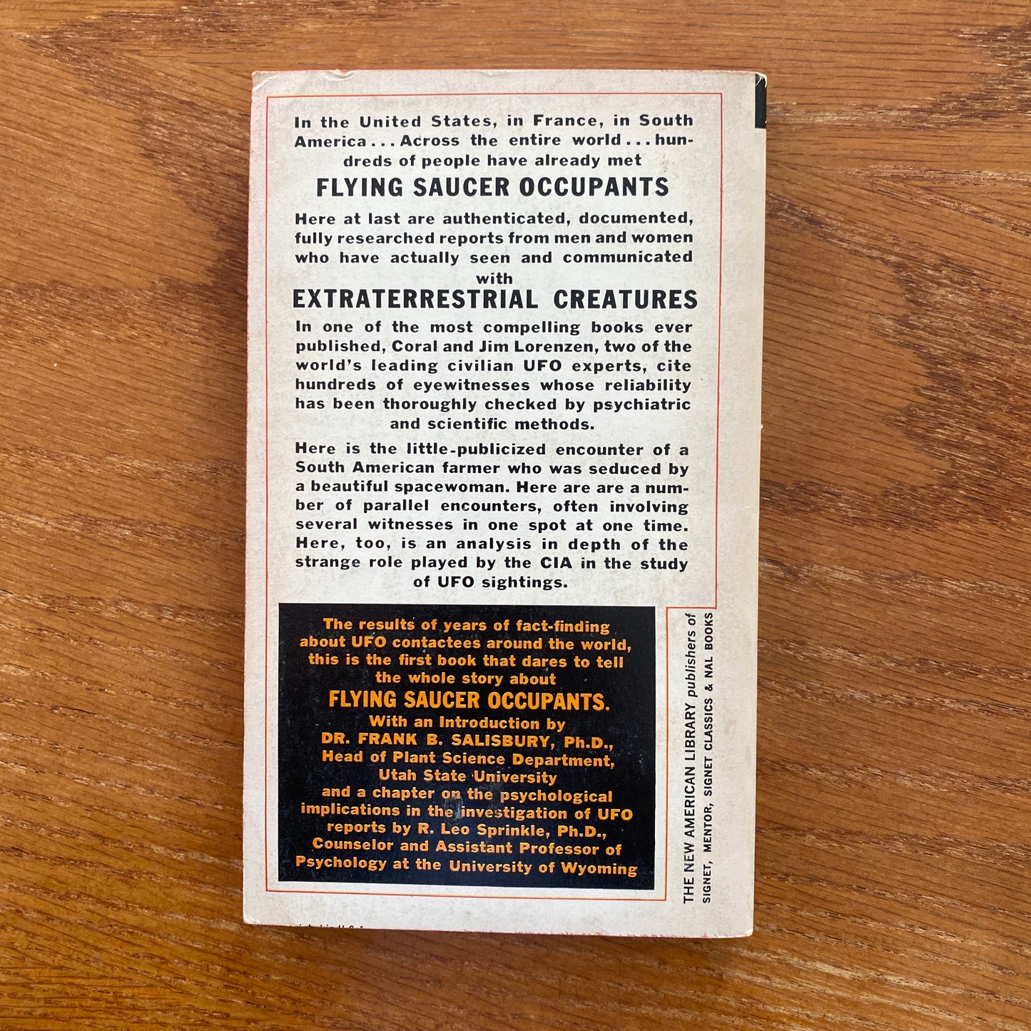 Flying Saucer Occupants - Coral & Jim Lorenzen