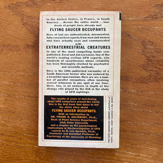 Flying Saucer Occupants - Coral & Jim Lorenzen