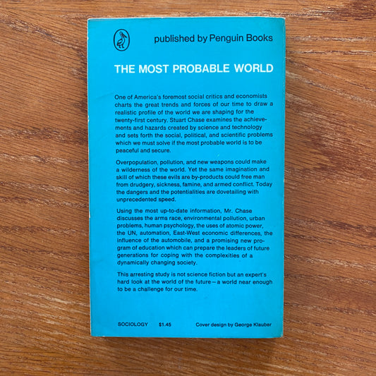 The Most Probable World - Stuart Chase