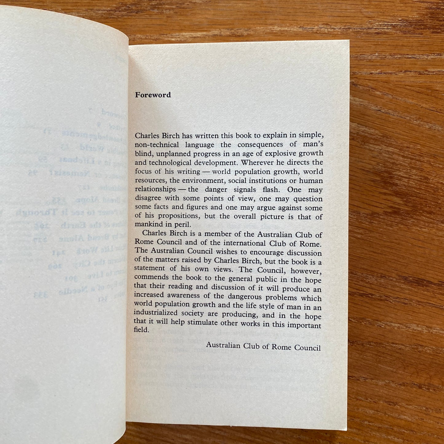 Confronting The Future - Charles Birch