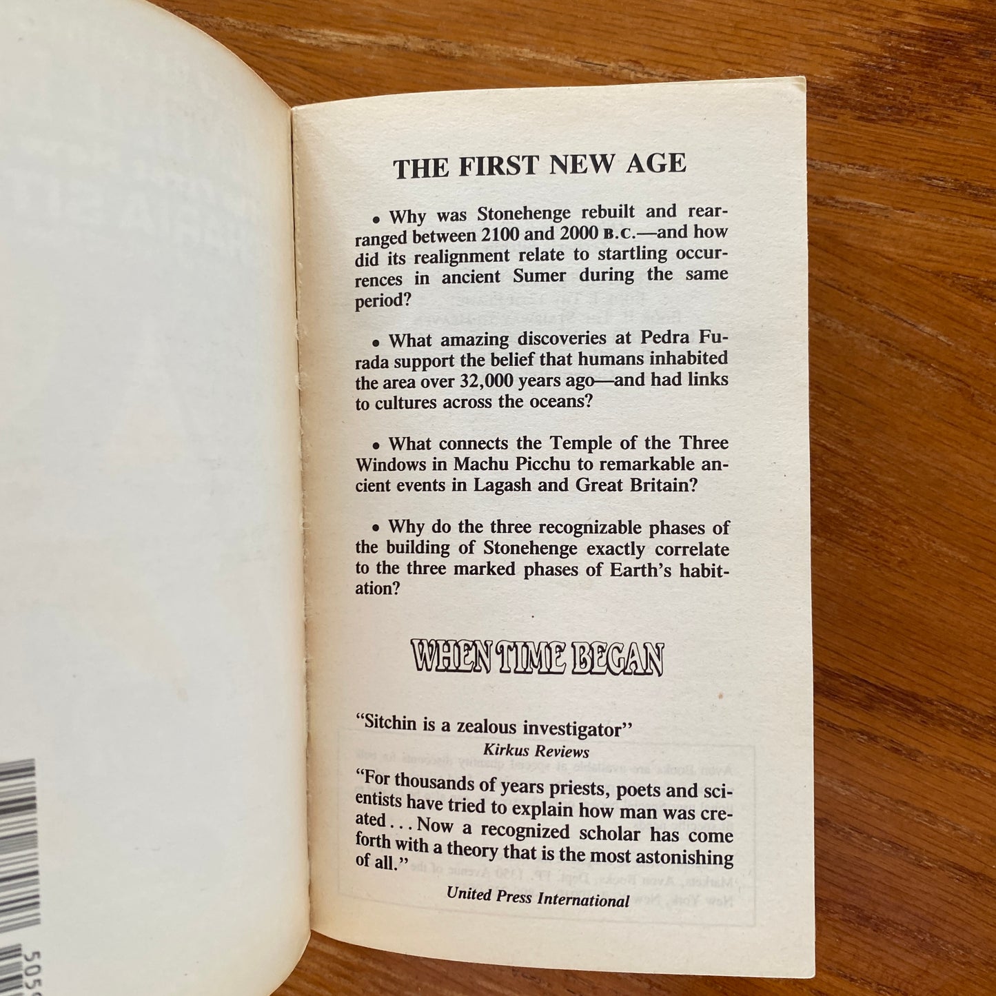 When Time Began The First New Age - Zecharia Sitchin