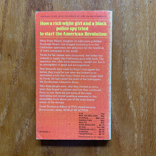 The Making of Tania: The Patty Hearst Story – David Boulton