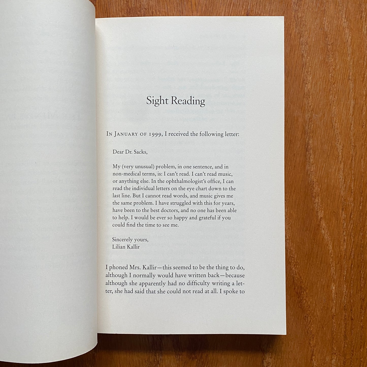 The Minds Eye - Oliver Sacks