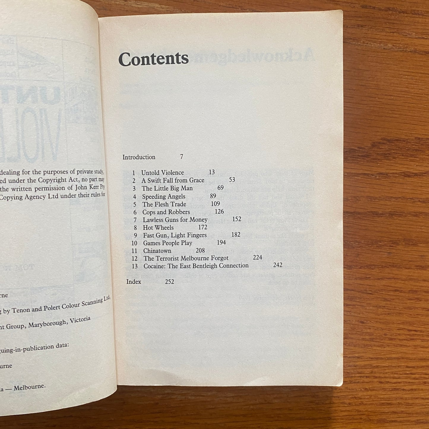 Untold Violence: Crime In Melbourne Today - Tom Noble