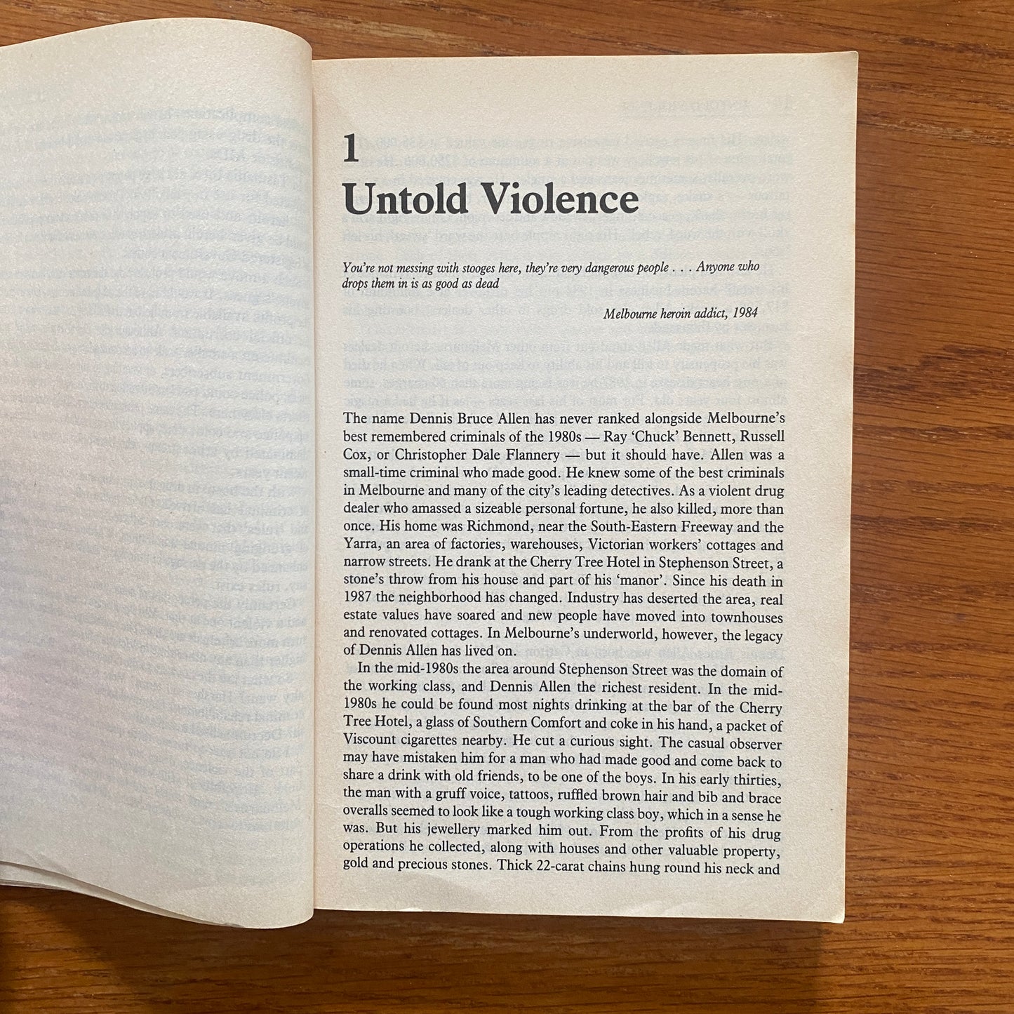 Untold Violence: Crime In Melbourne Today - Tom Noble