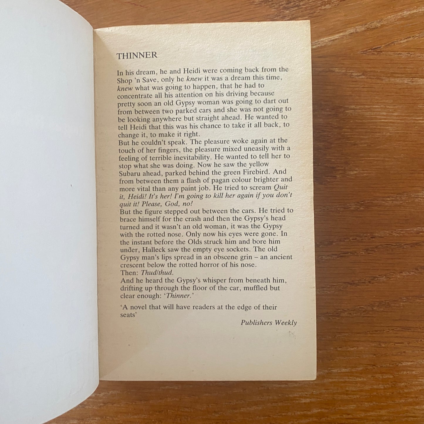 Thinner - Stephen King