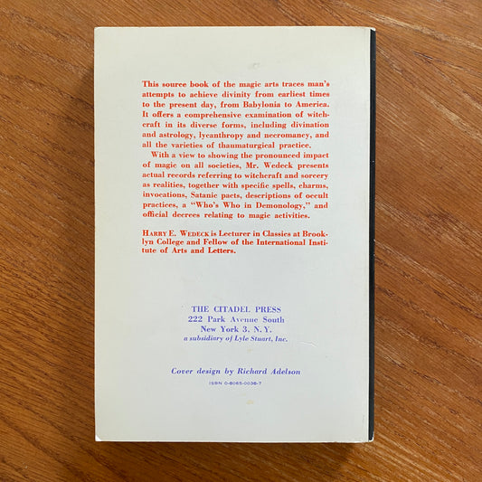 A Treasury of Witchcraft - Harry E. Wedeck