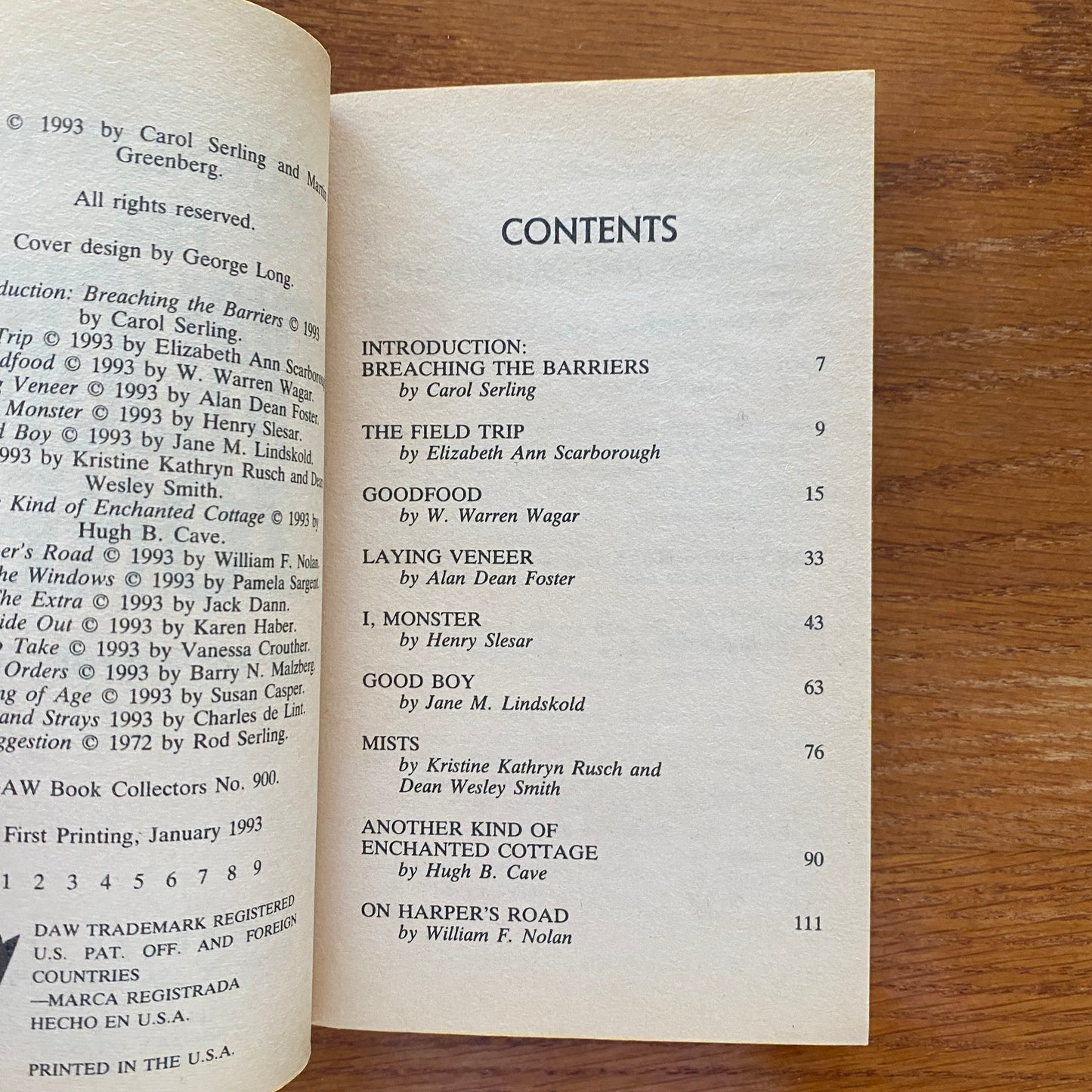 The Twilight Zone - Carol Serling