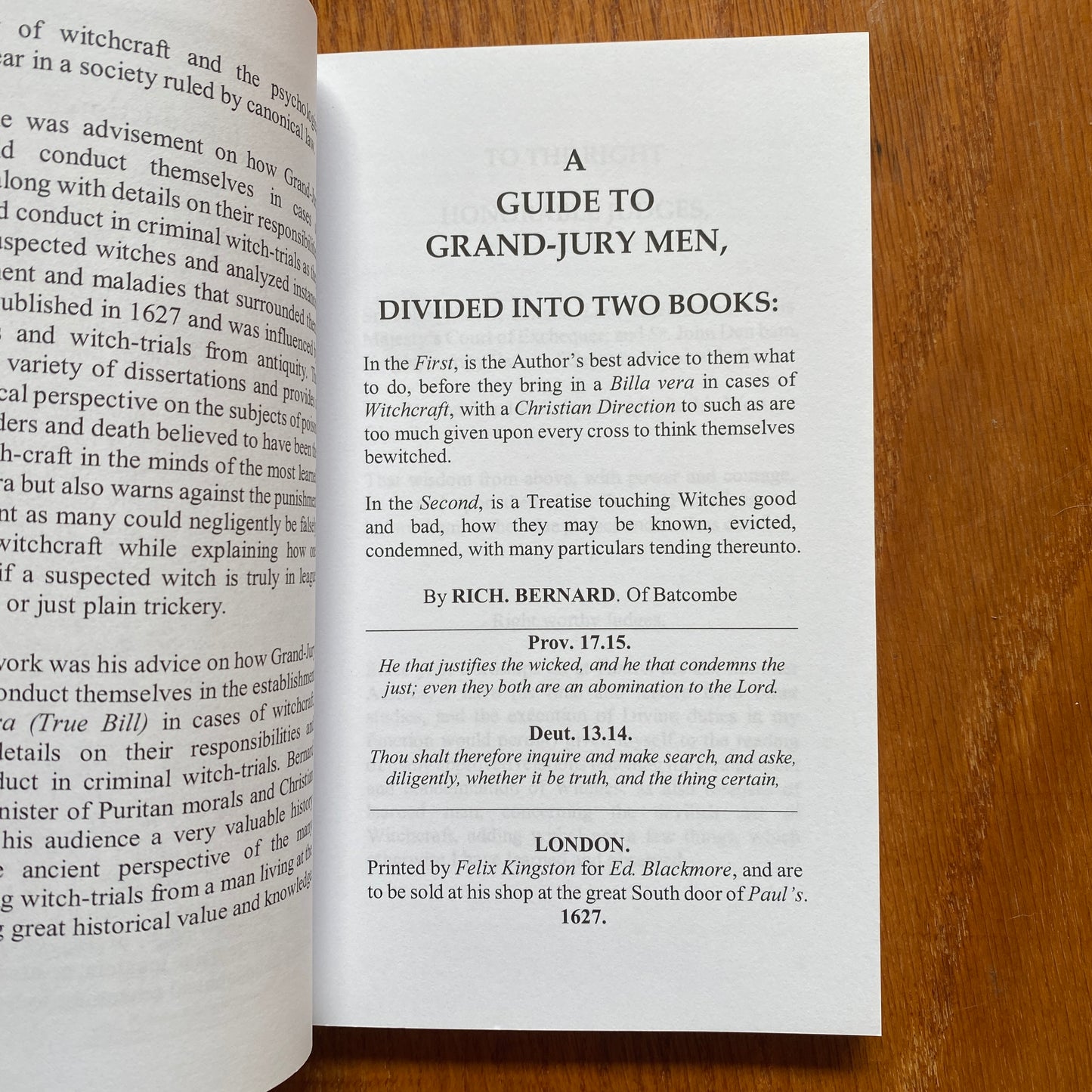 Witchcraft and Demonology In Modern English, A Guide to Grand Jury Men - Richard Bernard