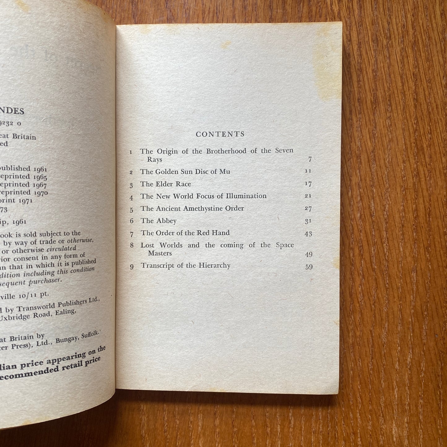 The Secret of the Andes - Brother Phillip