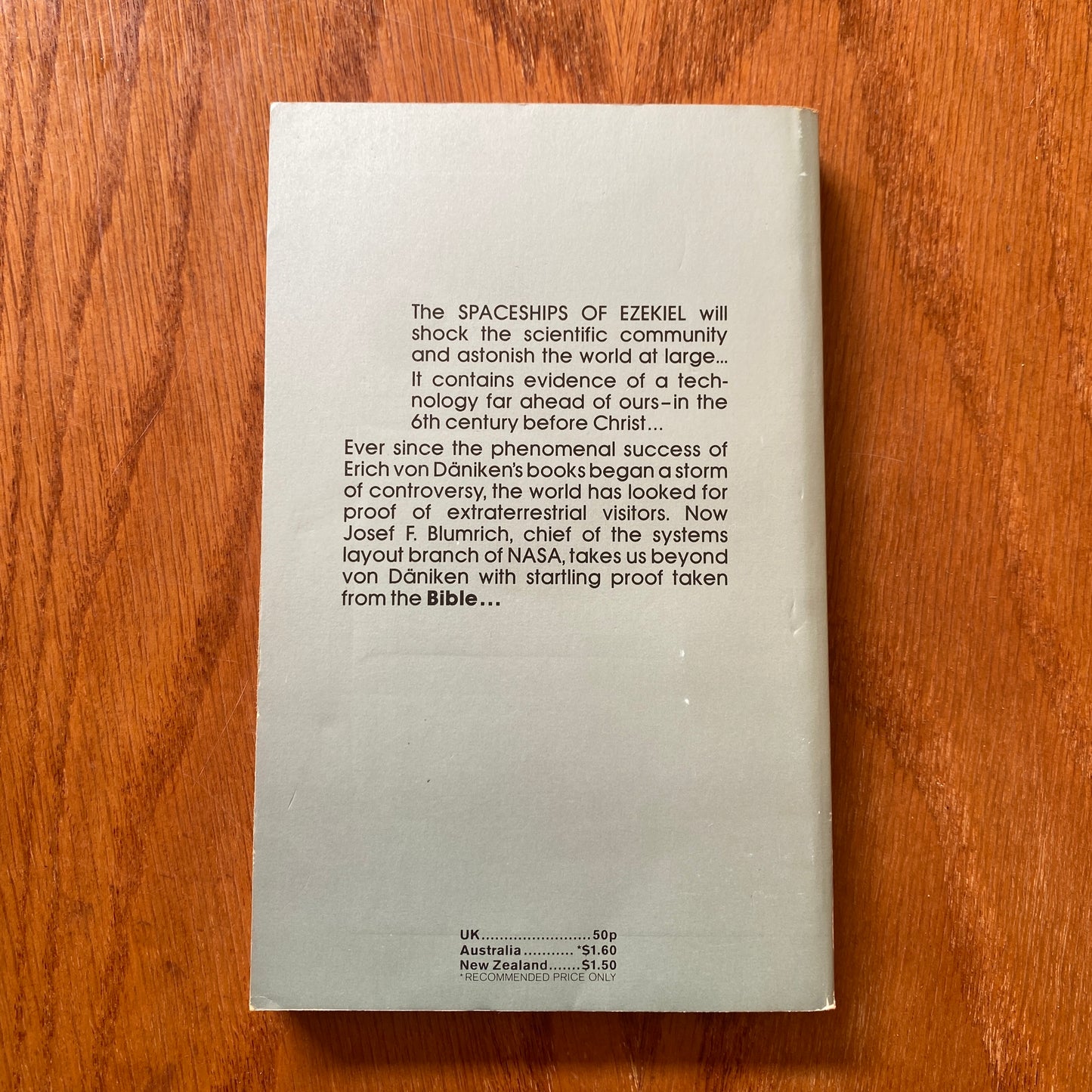 The Spaceships of Ezekiel - J F. Blumrich